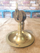 Antique DRGM Germany Brass Novelty Cigar Cutter, Ships Engine Room, Telegraph