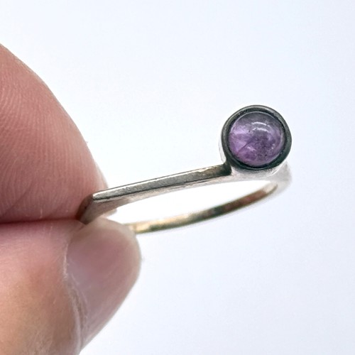 Vintage modernist amethyst - modernist,