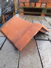 Reclaimed Batch of 115° Dennis Ruabon Red Capped Angle Ridge Tiles- Per 100