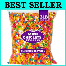 Mini Chiclets Gum - 3lb Fruity