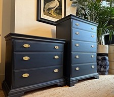 Pair Of Stag Chest Of Drawers