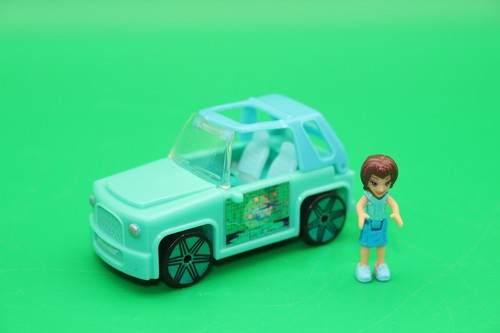 Polly pocket 2007 blue - blue, car