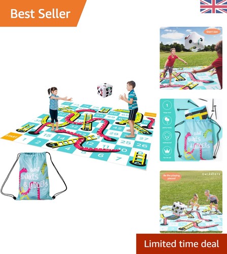 Giant snakes ladders garden - snakes,