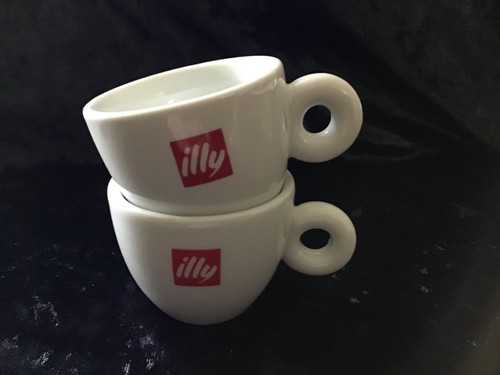 Illy logo espresso cups - cups, x2
