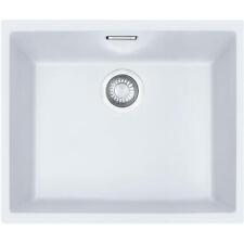 Franke Sirius SID110-50PW 1.0 Bowl Tectonite Undermount White Kitchen Sink