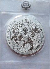 RWANDA: 50 Francs 2026, Lunar Ounce - Year of the Horse, BU, Orig. shrink wrapped