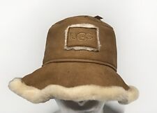 UGG Sheepskin Brown Bucket Hat