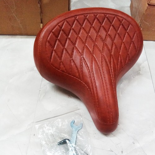 Bike saddle retro leather - bike,