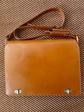 Tanner Krolle bridle leather attaché  15”x12”x3” honey  tan color—gorgeous! 