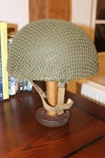 Superb Original WW2 British Paratrooper Helmet - 1944 Dated
