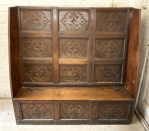 Antique victorian oak elm - victorian,