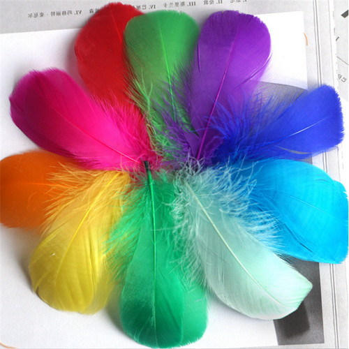 100pc floating goose feather - 100pc,