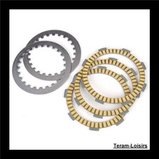 Filled + smooth clutch discs