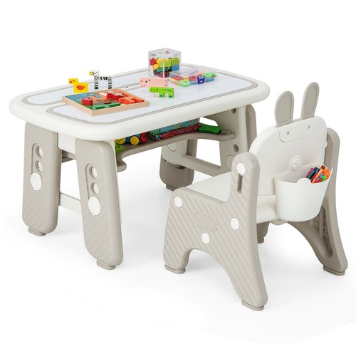 Kids drawing table chair set - kids,