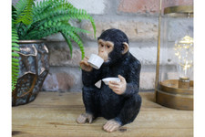 Cup of Tea Monkey Ornament