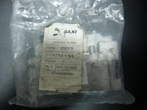 236579 baxi bermuda gas valve - 236579,