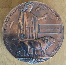 WW1 Death Penny Memorial