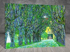 Gustav Klimt Avenue in the Park Landscape FRAMED CANVAS PAINTING ART PRINT 395x