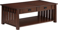 Rustic Oak Brown Lift-Top