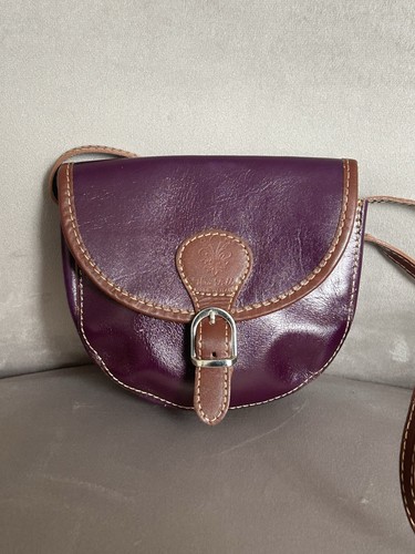 Vintage vera pelle purple - vintage,