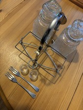 Vintage Glass Double Pickle