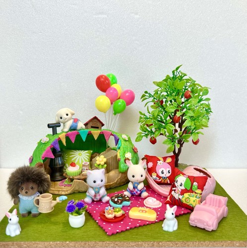 Sylvanian hedgehog party - sylvanian,