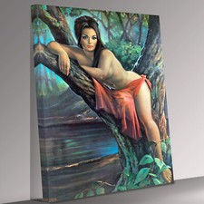 JH Lynch Woodland Goddess Canvas Wall Art Ready To Hang