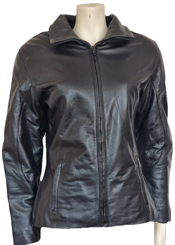 Held black leather motorbike - black,