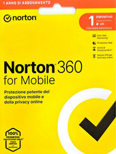Norton 360 Mobile 2025 Iphone Samsung Xiaomi Oppo ZTE NO RINNOVO e C.CREDITO
