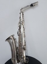 Vintage Buffet Crampon SA 18-20 Alto Saxophone – Paris, ca. 1950s – Silver Finis