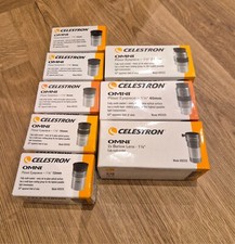 Celestron Omni Plossl Telescope Eyepiece Lens - 4mm to 40mm 2x Barlow  1.25" UK