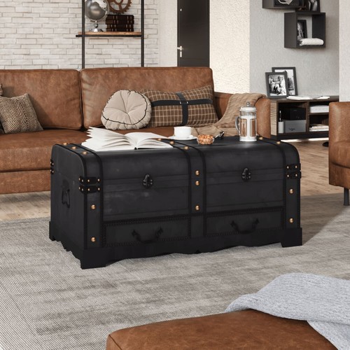 Wooden chest coffee - wooden,