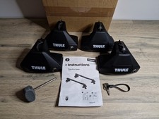 Thule Evo Clamp Footpack 7105 - Pack of 4 with Locks & Keys