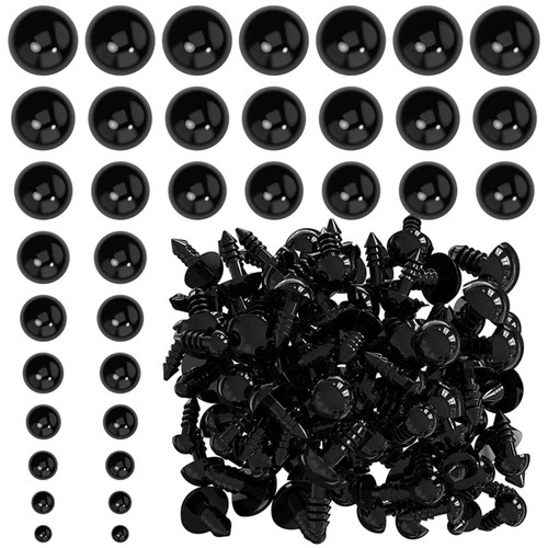100 50pcs black - 100/50pcs, eyes