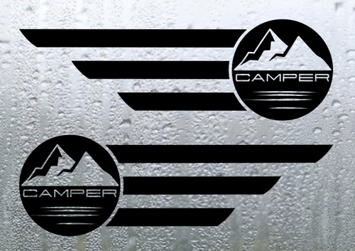 Camper caravan stickers - caravan, /