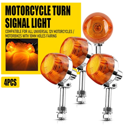 Chrome amber front rear - 4×,