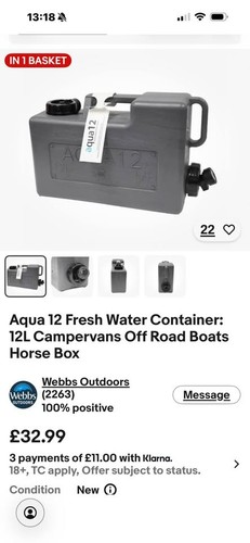 Aqua fresh water container - water,