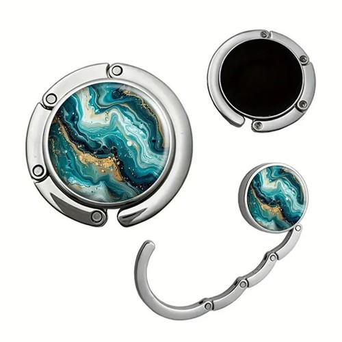 Foldable handbag purse hook - purse,