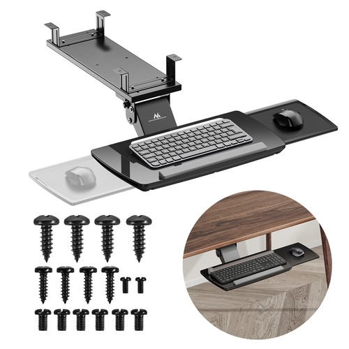 Keyboard holder under desk - keyboard,