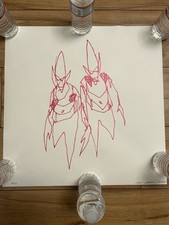 Unkle James Lavelle Pink Pointman Futura Art Print  Signed Limited To 20