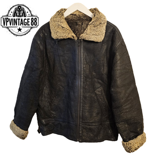 Vintage aviator bomber - b-3,