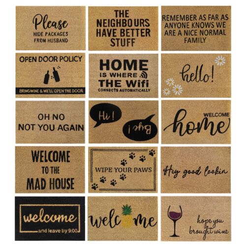 Funny coir door - non, slip