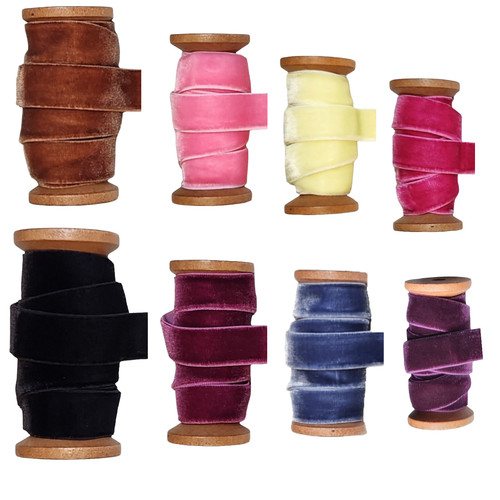 Elastic velvet ribbon premium - velvet,