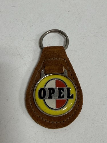 Vintage opel leather - leather, keychain