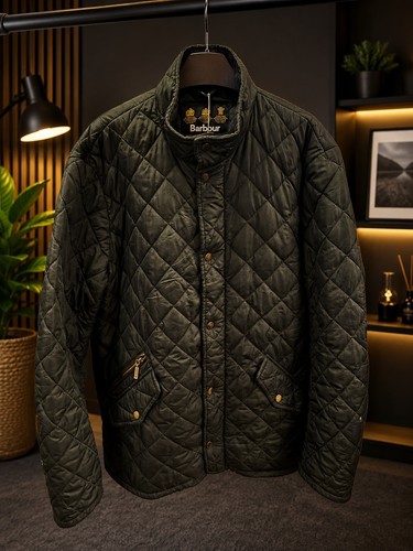 Barbour mens quilted jacket - barbour,