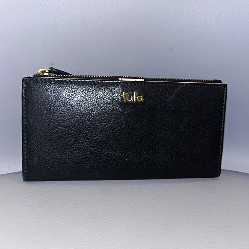 Tula black leather zip - tula,