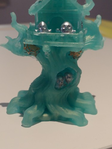 Handmade resin haunted tree - handmade,