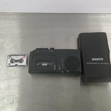 Sanyo TRC-520M Talk Book MicroCassette Voice Recorder Dictaphone See Description