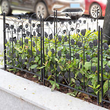 5 Panels Steel Garden Fence