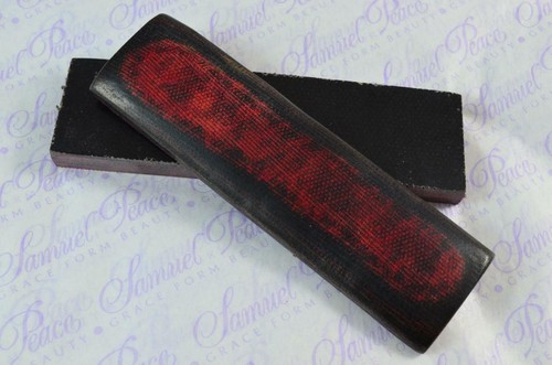Pair red black canvas - of,